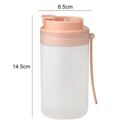 2 PCS Household Children Breakfast Cup Portable Large Capacity Water Cup With Scale(Coral Pink)-garmade.com