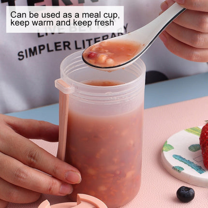 2 PCS Household Children Breakfast Cup Portable Large Capacity Water Cup With Scale(Coral Pink)-garmade.com