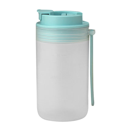 2 PCS Household Children Breakfast Cup Portable Large Capacity Water Cup With Scale(Nile Blue)-garmade.com