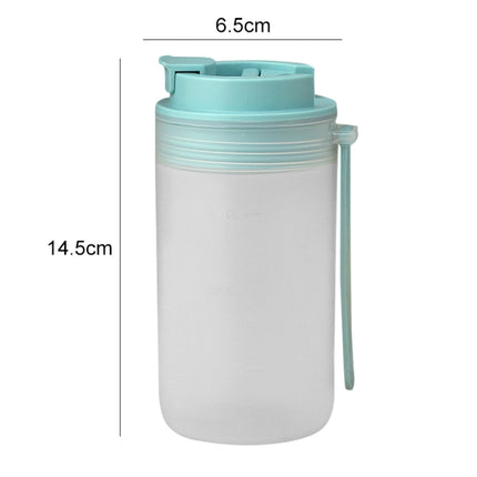 2 PCS Household Children Breakfast Cup Portable Large Capacity Water Cup With Scale(Nile Blue)-garmade.com