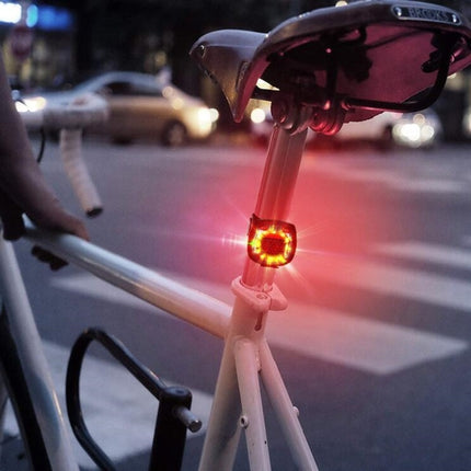 Bicycle Mountain Bike Light Safety Warning Light USB Rechargeable Tail Light Helmet Light-garmade.com
