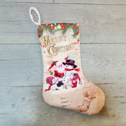 Christmas Stockings Pendant Christmas Decoration Gift Bag, Specification: Old Man Snowman-garmade.com