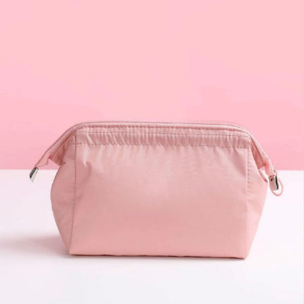 4 PCS Waterproof Cosmetic Bag Travel Portable Toilet Bag Multifunctional Storage Bag(Light Pink)-garmade.com
