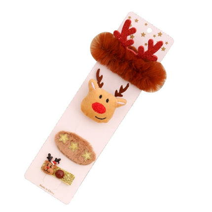 Christmas Gift Hairpin Brooch Bracelet Christmas Accessories(Deer)-garmade.com