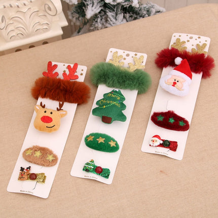 Christmas Gift Hairpin Brooch Bracelet Christmas Accessories(Tree)-garmade.com