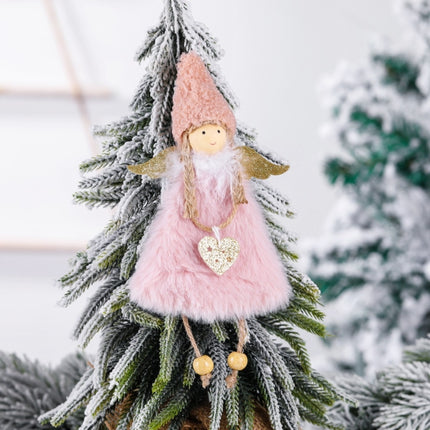 Angel Christmas Decorations Christmas Tree Pendant Children Gifts(Pink)-garmade.com