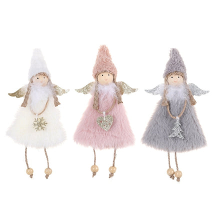 Angel Christmas Decorations Christmas Tree Pendant Children Gifts(Pink)-garmade.com