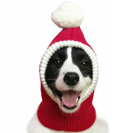 Pet Autumn & Winter Woolen Christmas Hat, Size: XL-garmade.com