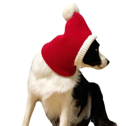 Pet Autumn & Winter Woolen Christmas Hat, Size: XL-garmade.com
