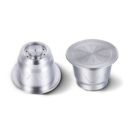 Reusable Stainless Steel Coffee Capsules with Multiple Filling Coffee Filters(Silver)-garmade.com