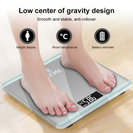 ISCALE SE Human Body Intelligent Electronic Scale Household Weight Scale Adult Body Fat Scale(Rose Gold)-garmade.com