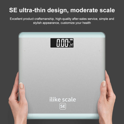 ISCALE SE Human Body Intelligent Electronic Scale Household Weight Scale Adult Body Fat Scale(Twilight Grey)-garmade.com