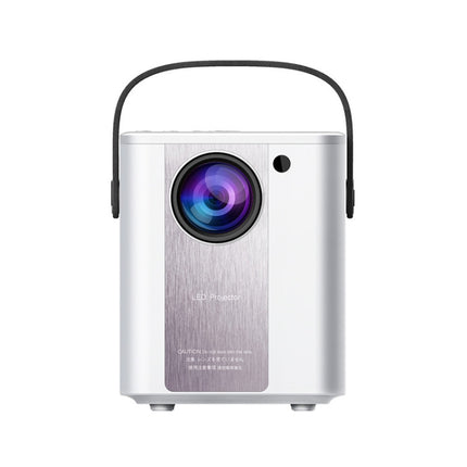 C500 Portable Mini LED Home HD Projector, Style:Android Version(White)-garmade.com