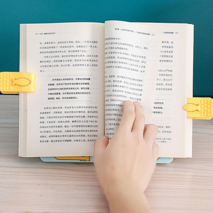 2 PCS Portable Multifunctional Book Holder For Children Reading Frame(Blue)-garmade.com