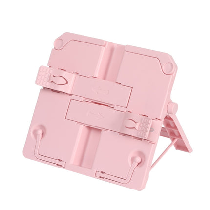 2 PCS Portable Multifunctional Book Holder For Children Reading Frame(Pink)-garmade.com