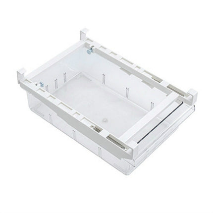 Transparent Hanging & Pull-out Refrigerator Sorting Fresh-keeping Box For Fruits Vegetables & Eggs With Separate Classification Box, Specification: Space-garmade.com