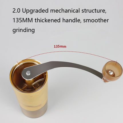 Household Portable Hand-cranked Coffee Machine Detachable Manual Grinder Coffee Grinder(M3 Without Logo)-garmade.com