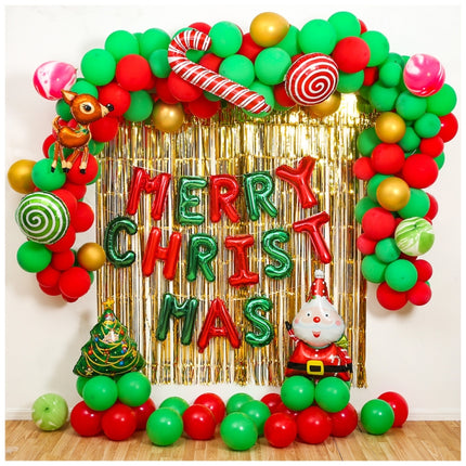 Christmas Balloon Set Merry Christmas Party Background Decoration-garmade.com