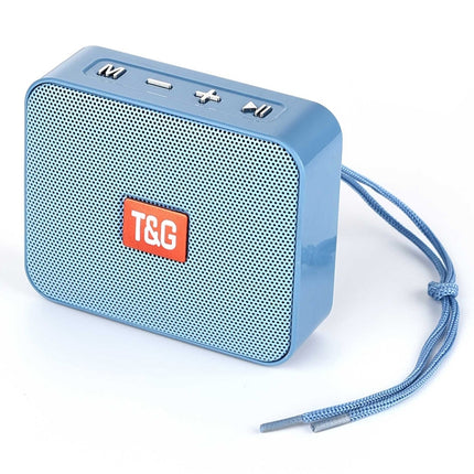 T&G TG166 Color Portable Wireless Bluetooth Small Speaker(Light Blue)-garmade.com
