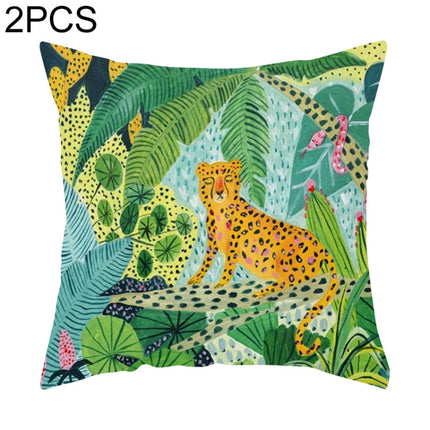 2 PCS Summer Light and Soft Pillow Peach Skin Pillowcase(T-60040-02)-garmade.com