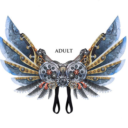 Halloween Carnival Dress Up Adult Children Mechanical Punk Decorative Wings, Size:Adult-garmade.com