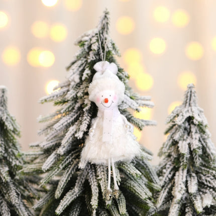 5 PCS Christmas Ornaments Christmas Tree Small Pendant Fireplace Window Ornaments(Snowman)-garmade.com