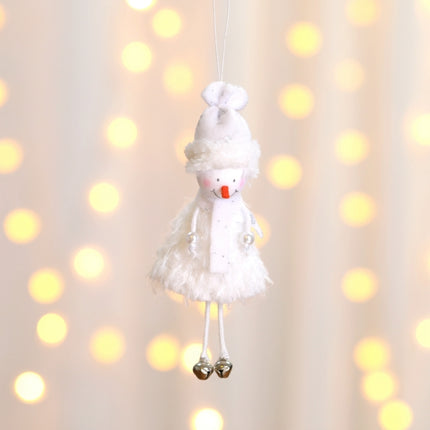 5 PCS Christmas Ornaments Christmas Tree Small Pendant Fireplace Window Ornaments(Snowman)-garmade.com