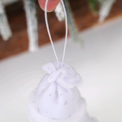 5 PCS Christmas Ornaments Christmas Tree Small Pendant Fireplace Window Ornaments(Snowman)-garmade.com