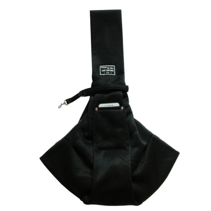 Pet Outing Carrier Bag Cotton Messenger Shoulder Bag, Colour: Black-garmade.com