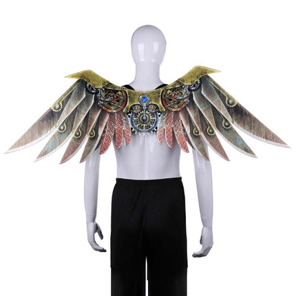 Halloween Carnival Stage Dress Up Props Adult Children Cosplay Punk Blade Wings, Style:Adult-garmade.com