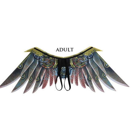Halloween Carnival Stage Dress Up Props Adult Children Cosplay Punk Blade Wings, Style:Adult-garmade.com