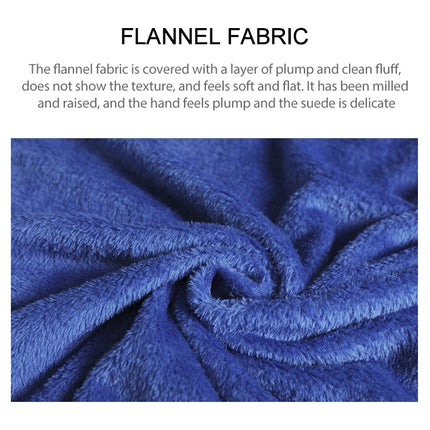 Flannel Long Pullover Warm Blanket with Sleeve(Gray)-garmade.com