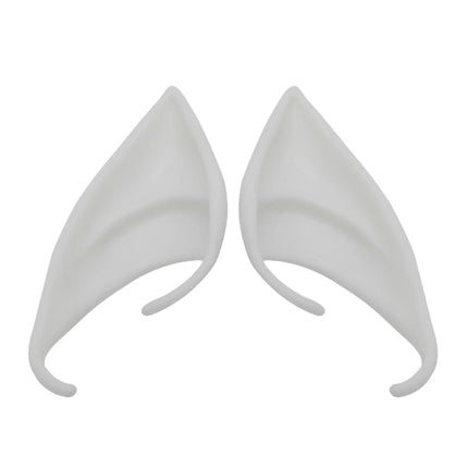1pair Halloween Elf Latex Ears Cosplay Props, Size: 10cm(Luminous)-garmade.com