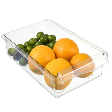 Refrigerator Storage Box Drawer Type Square Household Multifunctional Food Preservation Box, Specification: 1 Box Without Hook-garmade.com