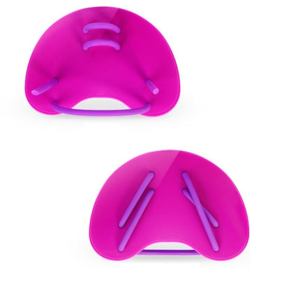 Swimming Webbed Adult Children Freestyle Stroke Swimming Equipment, Size:M(Pink)-garmade.com
