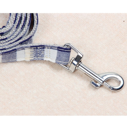 Pet Traction Rope Chest Harness Anti-break Away Vest Type Small Dog Walking Rope, Size:S(Blue)-garmade.com