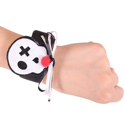 Halloween Pop Ring Bracelet Ghost Festival Gift Party Decorations(Skull)-garmade.com