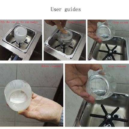 Automatic High Pressure Embedded Stainless Steel Bar Cup Washer Medium Cup Washer-garmade.com