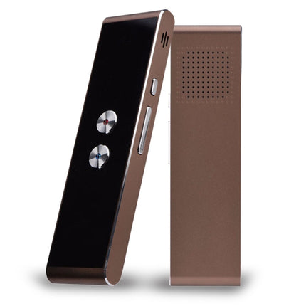 Portable Smart Voice Translator Upgrade Version for Learning Travel Business Meeting 3 in 1 voice Text Photo Language Translator(brown)-garmade.com