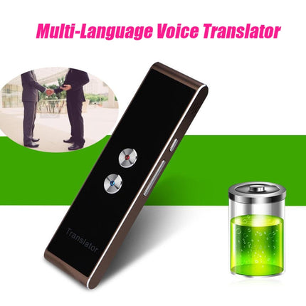 Portable Smart Voice Translator Upgrade Version for Learning Travel Business Meeting 3 in 1 voice Text Photo Language Translator(Black)-garmade.com