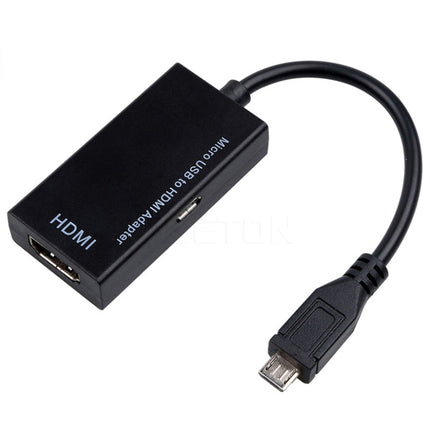 Micro USB To HDMI Female Adapter Cable 1080P HD for MHL Device HDTV Adapters For Samsung / Huawei-garmade.com