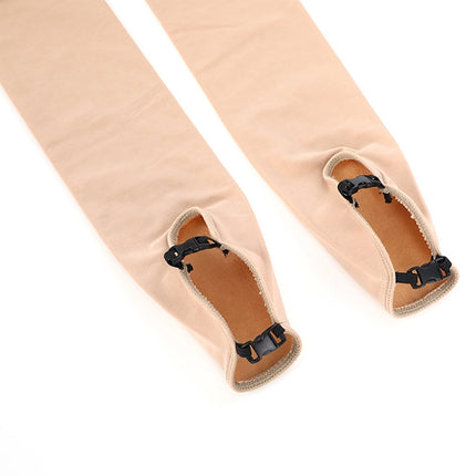 Fancy Skating Pants Long Pantyhose Shoe Covers(black thick full cover)-garmade.com