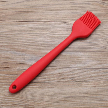 5 PCS Silicone Brush Baking BBQ Oil Brushes Barbeque Tools for Kitchen Tool(red)-garmade.com