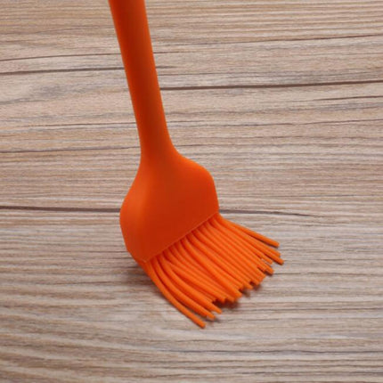 5 PCS Silicone Brush Baking BBQ Oil Brushes Barbeque Tools for Kitchen Tool(orange)-garmade.com