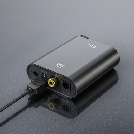 FiiO K3 Portable Headphone Amplifier DSD USB DAC for PC, Support COAXIAL / OPTICAL / 2.5 BALANCE(Black)-garmade.com