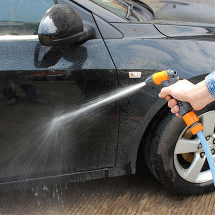 Garden Watering And Flower Cleaning Car Wash Hose Nozzle Sprinkler(Orange)-garmade.com