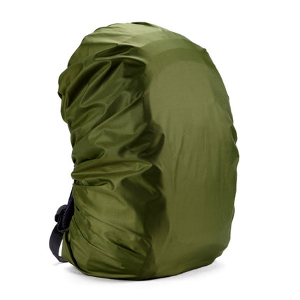 Waterproof Dustproof Backpack Rain Cover Portable Ultralight Outdoor Tools Hiking Protective Cover 35L(Arm Green)-garmade.com