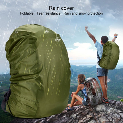 Waterproof Dustproof Backpack Rain Cover Portable Ultralight Outdoor Tools Hiking Protective Cover 35L(Camouflage)-garmade.com