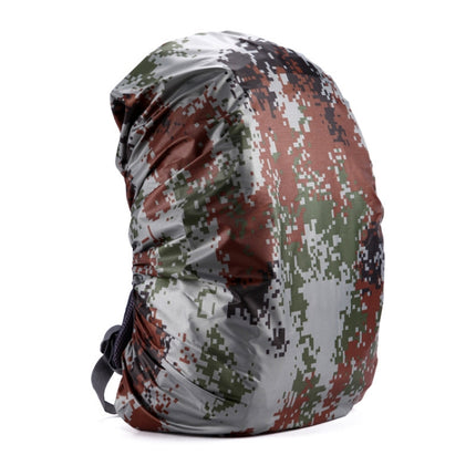 Waterproof Dustproof Backpack Rain Cover Portable Ultralight Outdoor Tools Hiking Protective Cover 45L(Digital Camouflage)-garmade.com