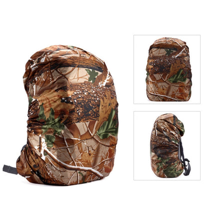 Waterproof Dustproof Backpack Rain Cover Portable Ultralight Outdoor Tools Hiking Protective Cover 70L(Forest Camouflage)-garmade.com